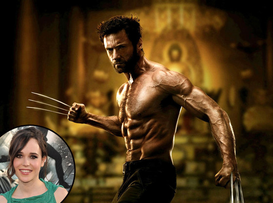 Hugh Jackman, The Wolverine, Ellen Page Hugh Jackman, The Wolverine, Ellen Page